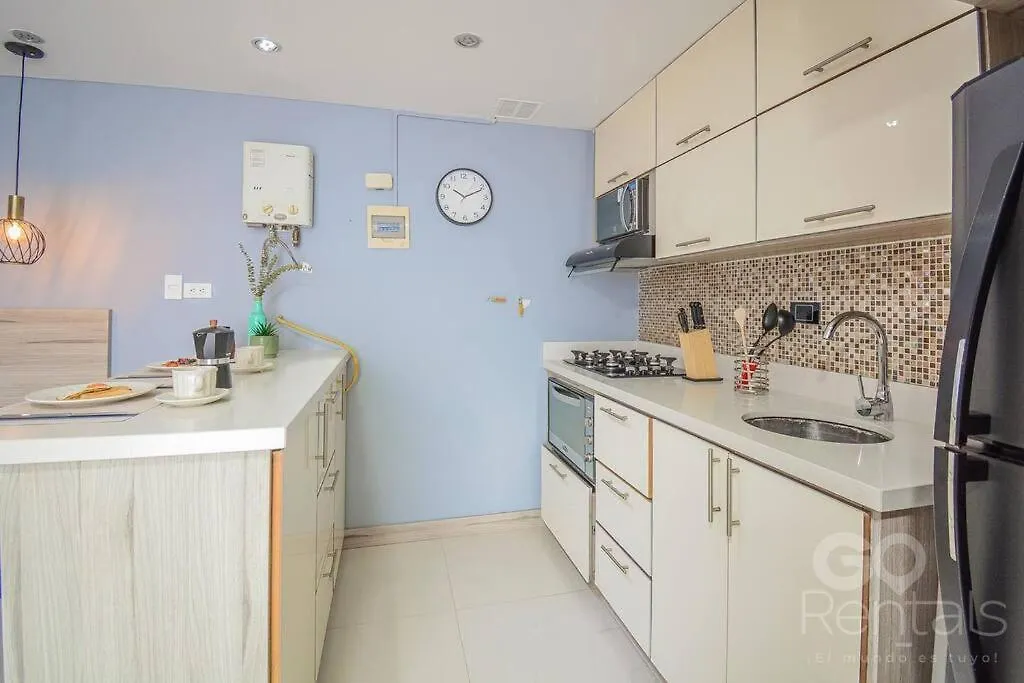 Apartamento Charming Decor & Stunning Views Green Poblado Medellín